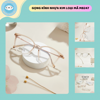 Gọng kim loại mã M8247